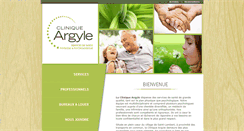 Desktop Screenshot of cliniqueargyle.com