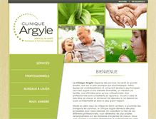 Tablet Screenshot of cliniqueargyle.com